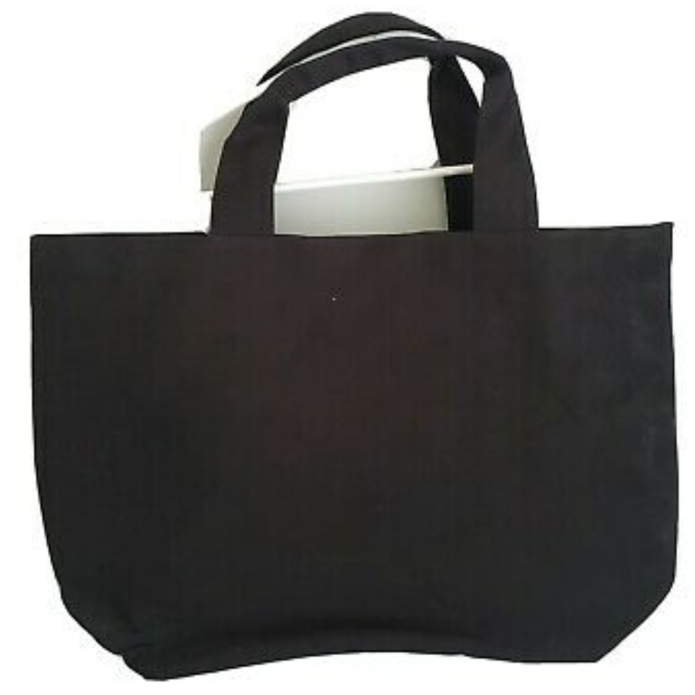 Victoria's Secret Angel XLarge Black Canvas Tote - Picture 6 of 8